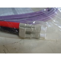 Cordon Câble Duplex Fibre Optique OM3 50/125 Violet LSZH SC/LC - 2 mètres