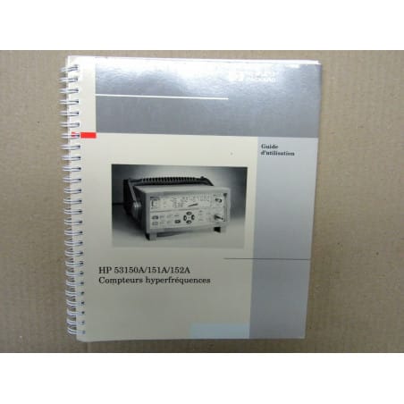 manuel HP 53150A/53151A/53152A compteurs hyperfréquences guide d'utilisation Fr