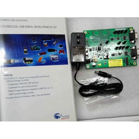 cypress USB solutions CYUSBS236 USB-serial development kit ~ CapSense and BCD