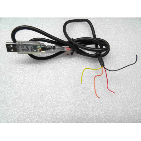 TTL-232RG ~ USB to TTL serial UART converter cable ~ sortie 4 fils