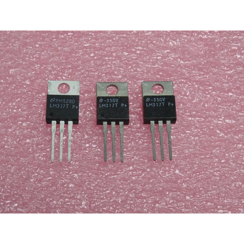 LOT 3X LM317T Régulateur de Tension Ajustable NS LM317T P+ TO220 LM317 T P+