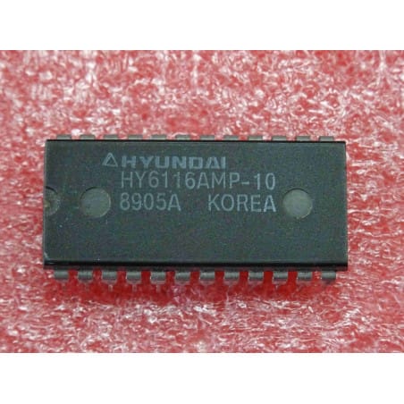 ci HY 6116 AMP -10 ~ ic HY6116AMP-10 ~ 2k x 8-bit CMOS SRAM ~ hyundai (PLA005)