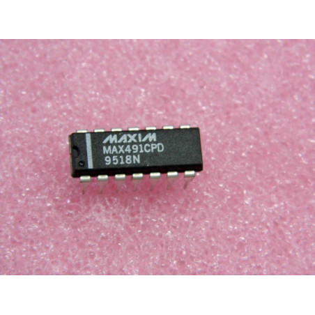 ci MAX 491 CPD ~ ic MAX491CPD ~ RS-485/RS-422 Transceiver (PLA024)