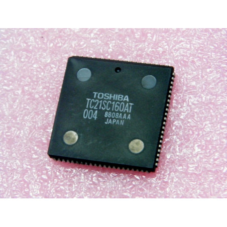 ci TC 21SC160 AT ~ ic TC21SC160AT ~ GPU chip ~ toshiba ~ PLCC-84