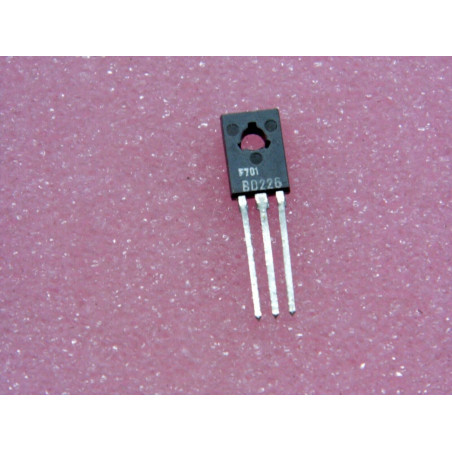 Lot x3 : transistor BD 226 ~ transistor BD226 NPN TO126 Si ~ Ic max 1.5A