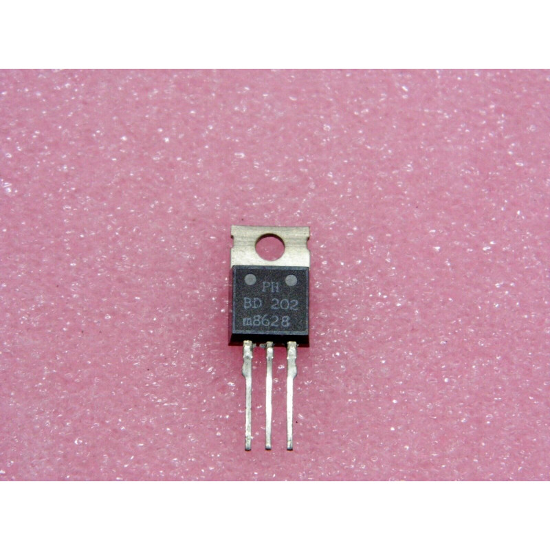 Lot x3 : transistor BD 202 ~ transistor BD202 PNP TO220 Si ~ Ic max 8A