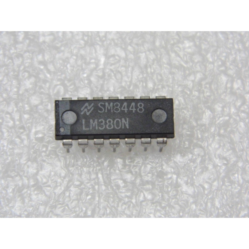 ci LM 380 N - ic LM380 N - 2.5W Audio Power Amplify - dip14 (PLA024)+