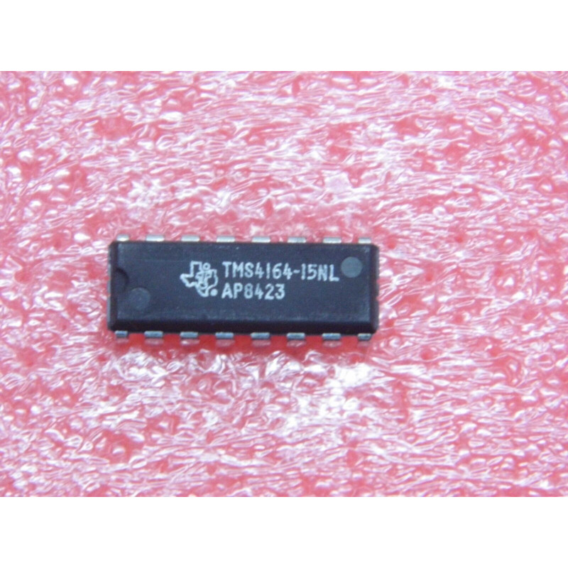 ci TMS 4164 -15NL ~ ic TMS4164-15NL ~ Page Mode DRAM, 64K x 1-Bit ,NMOS (PLA021)