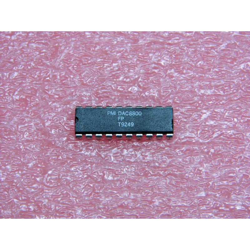 ci DAC 8800 FP ~ ic DAC8800FP ~ DIP20 ~ Octal 8-Bit CMOS D/A Converter (PLA017)