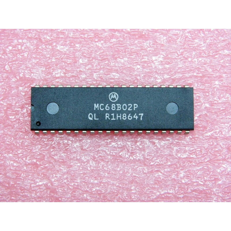 ci MC 68B02 P ~ ic MC68B02P Microprocessor With Clock and Optional RAM (PLA021)