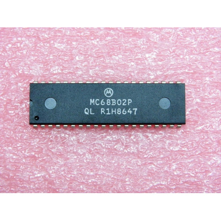 ci MC 68B02 P ~ ic MC68B02P Microprocessor With Clock and Optional RAM (PLA021)