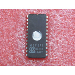 ci M 2716 F1 ~ ic M2716F1 ~ 2048 x 8 UVPROM ~ DIP24 ~ boîtier céramique (PLA003)