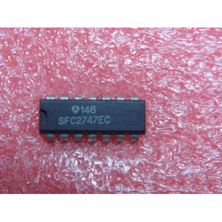 ci SFC 2747 EC ~ ic SFC2747EC ~ Dual General Purpose Op Amp ~ DIP14 (PLA022)