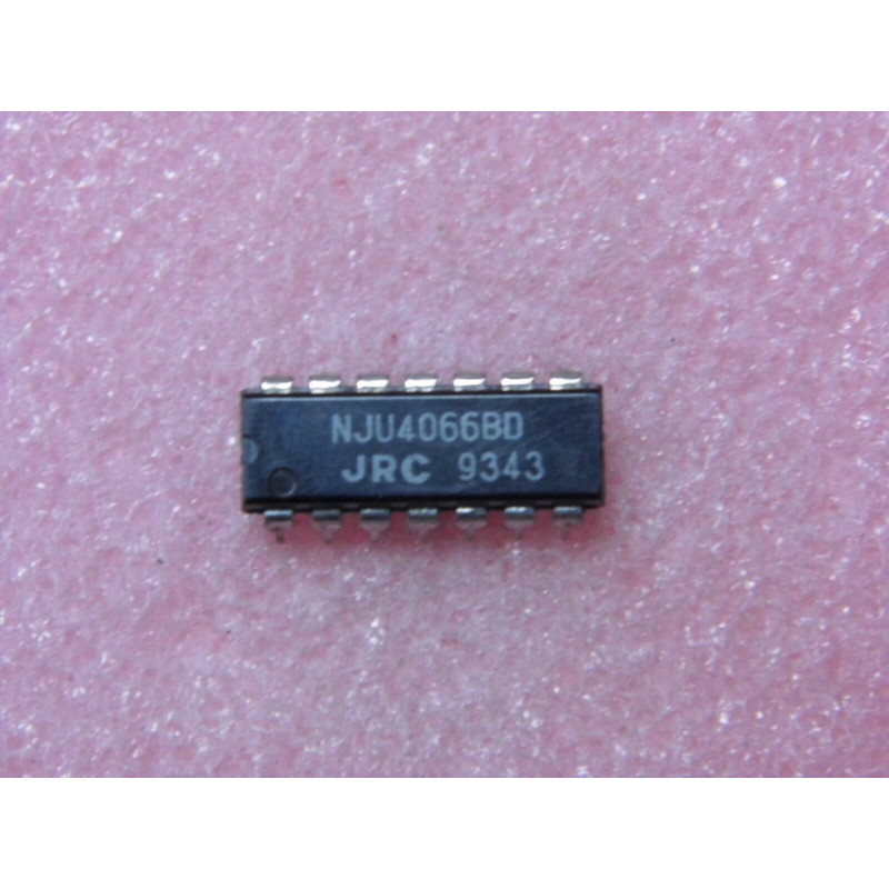 ci NJU 4066 BD ~ ic NJU4066BD ~ CMOS Quad Analog Switch ~ DIP14 (PLA018)