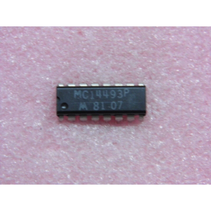 ci MC 14493 P ~ ic MC14493P ~ 7-Segment Decoder ~ DIP16 (PLA031)