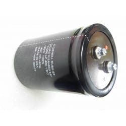 condo condensateur 10000µF 10mF 400Vdc 20% 85°C ~ Ø 90mm, H 135mm (sans les vis)