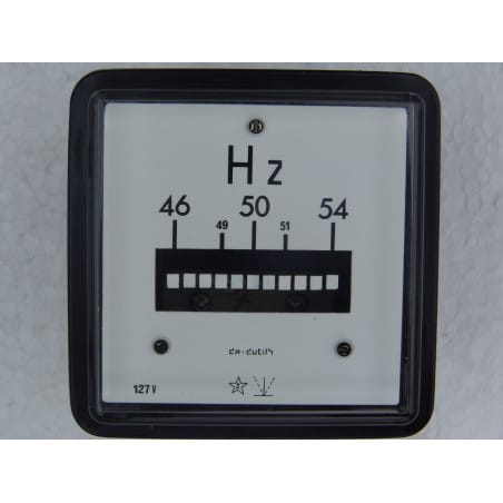 Galvanomètre 50Hz (127V) 94x94mm DA + DUTILH dans sa boîte made in France