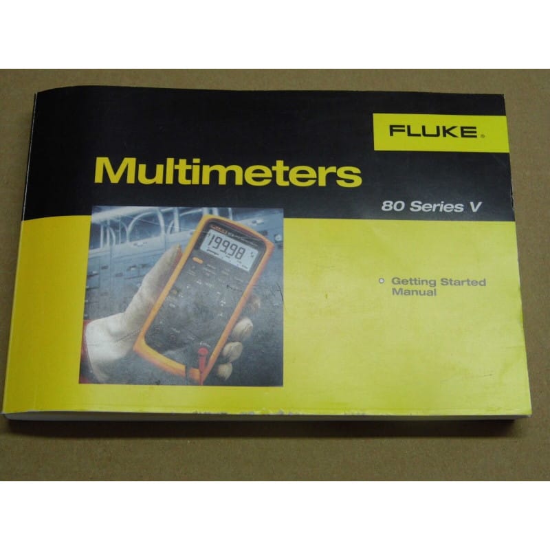 manuel multilangues pour multimètres Fluke 80 series V multimeter multilanguage