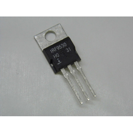 Lot x3: transistor IRF 9530 ~ IRF9530 ~ P-Channel Power MOSFET